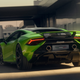 A photo of the rear of the new Lamborghini Huracán Tecnica.